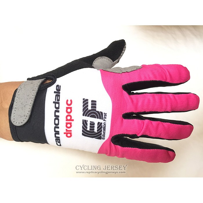 2020 EF Education First-drapac Full Finger Gloves Cycling